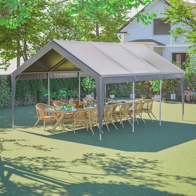 Zadaszenie 13×20 ft z dwiema bramami