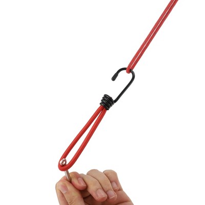 Elastyczne haczyki do linki czerwone 4