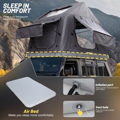 Pompowany namiot dachowy z materacem